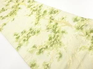アンティーク　樹木模様織り出し袋帯(材料)(サービス品)